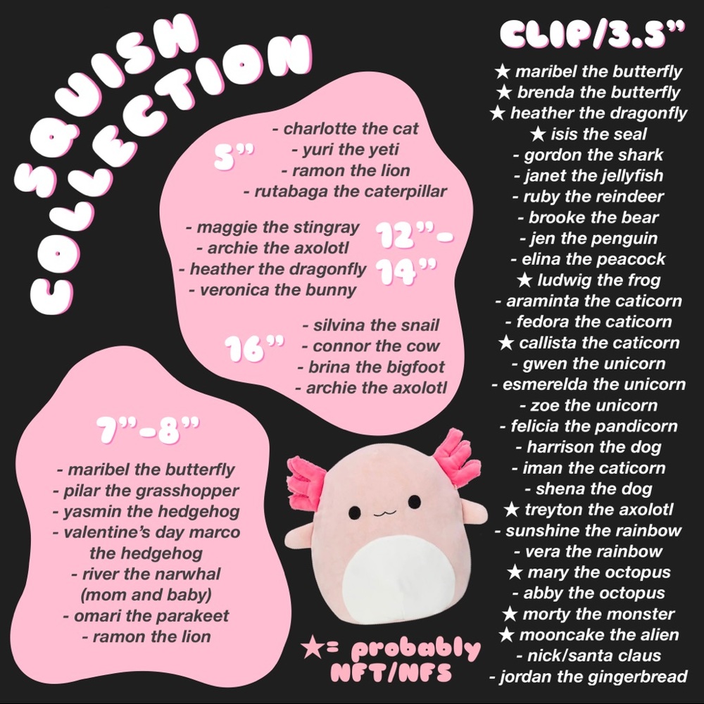 MY SQUISHMALLOW COLLECTION